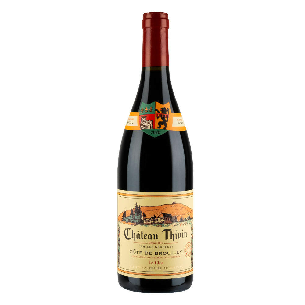 Chateau Thivin Cote de Brouilly Les Clos Bertrand Beaujolais 2020.