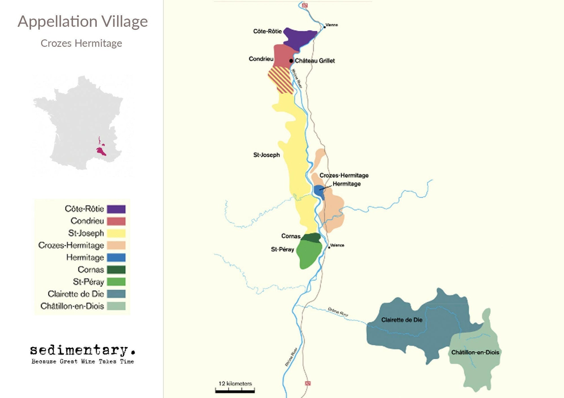 Marc Sorrel Crozes Hermitage Rouge 2020 - Sedimentary
