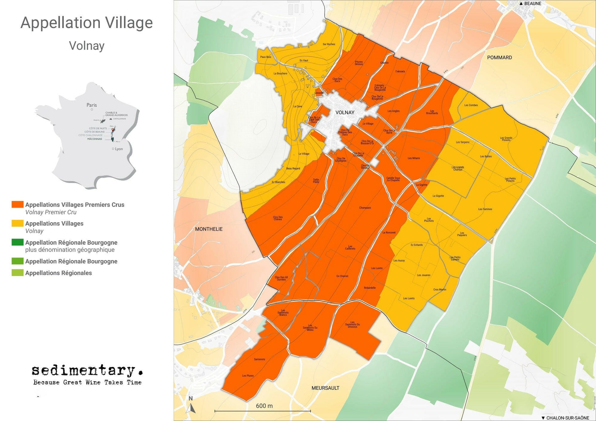 Bouchard Pere & Fils Volnay 1er Cru Taillepieds 2018.