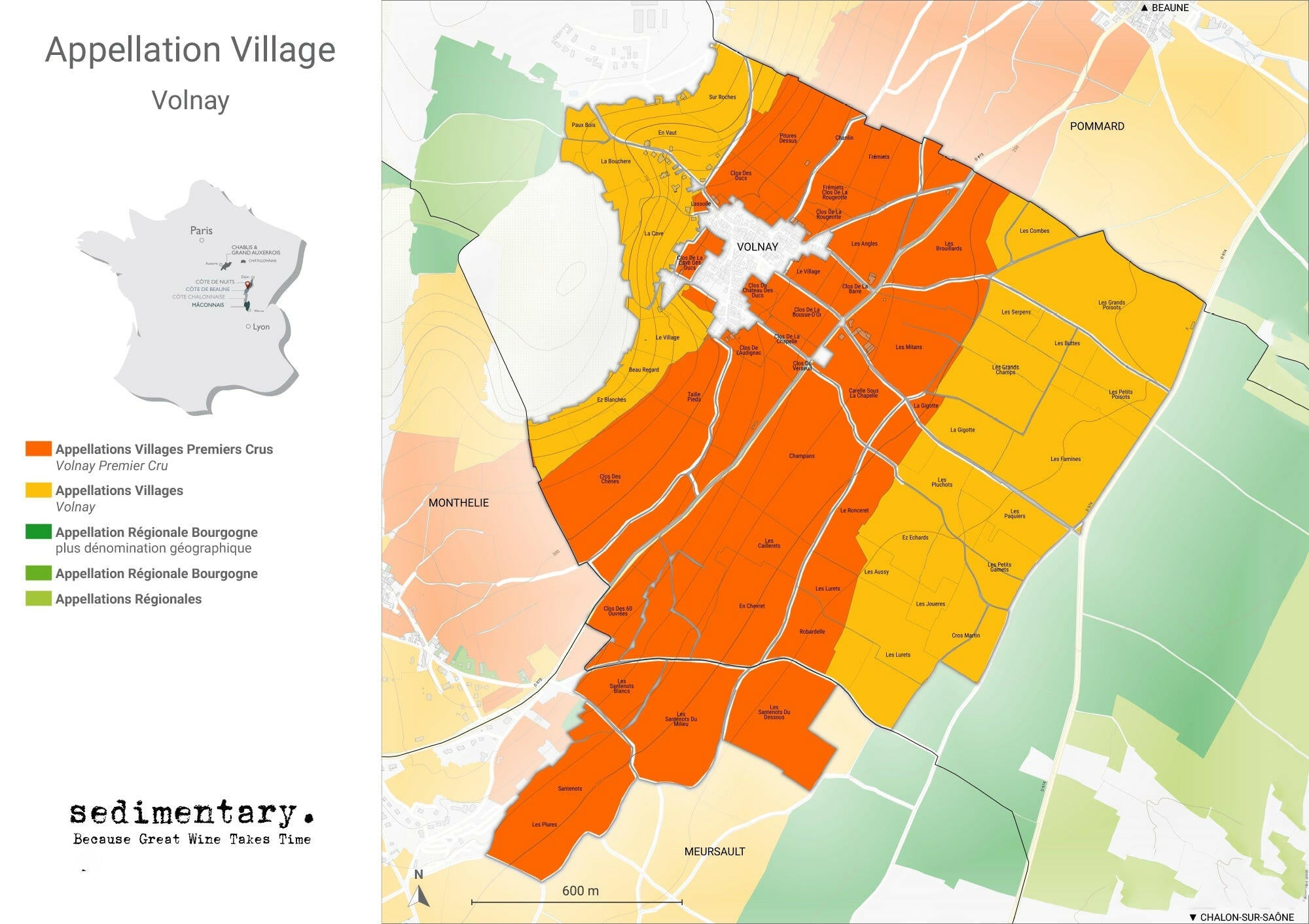 Louis Boillot & Fils Volnay Les Grands Poisots 2019.